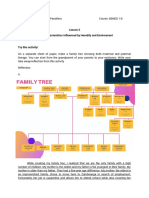 Ped 101 Lesson 5 Some Characteristics Influenced by Heredity and Environment