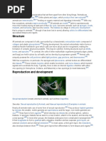 Structure: Sexual Reproduction Animals Asexual Reproduction Examples in Animals