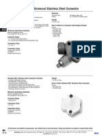 Stainless steel steam trap connectors