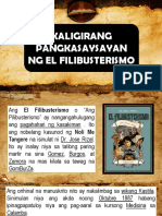 Kaligirang Pangkasaysayan NG El Filibusterismo