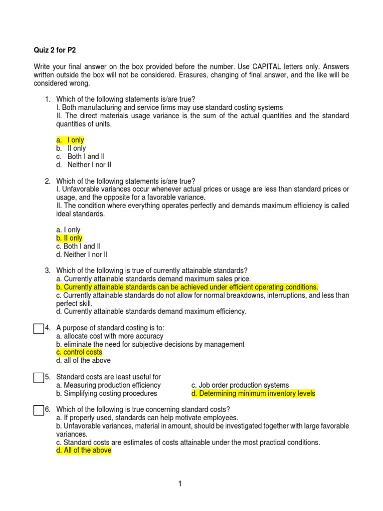 Quiz 2.2 | PDF | Labour Economics | Prices