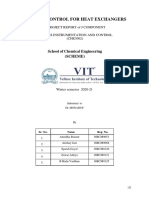 Cascade Control For Heat Exchangers: School of Chemical Engineering (Scheme)