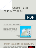 Critical Control Point Pada Metode Uji