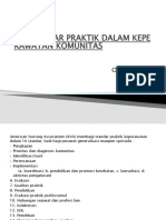 16 Standar Praktik Dalam Keperawatan Komunitas