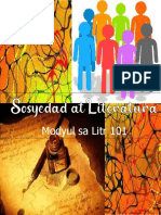 Sosyedad at Literatura FULL MODULE