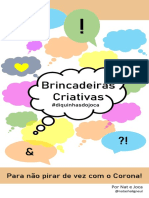 Brincadeiras criativas