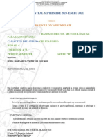 Planeación Semestral Desarrollo y Aprendizaje