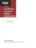 Fight Back Teach in Press Resources