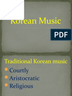 Traditional Korean Music Styles: Courtly, Aristocratic & Religious