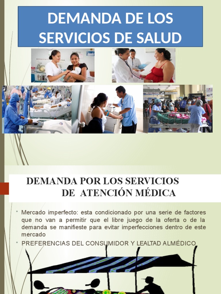 Demanda de Los Serviios de Salud | PDF | Mercado (economía) | Cuidado ...
