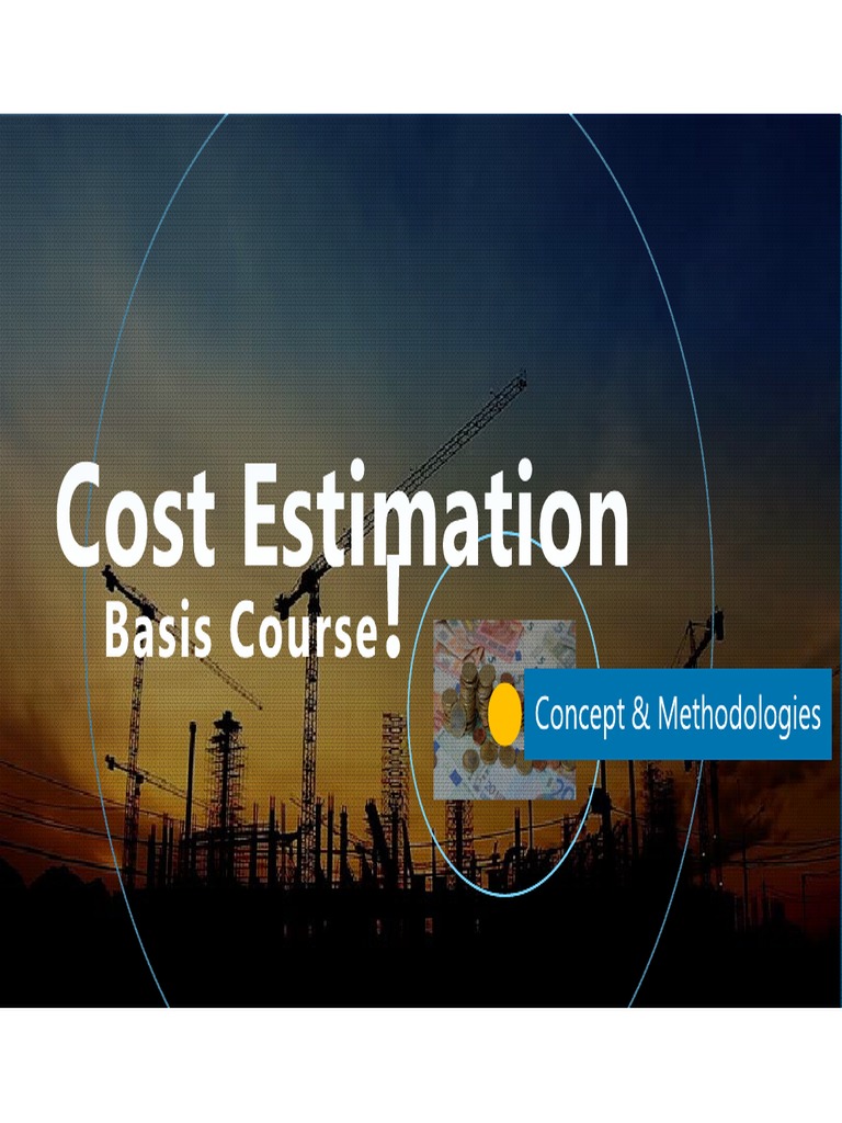 04 Cost+Estimation Basic+Course Processes | PDF | Business | Economies
