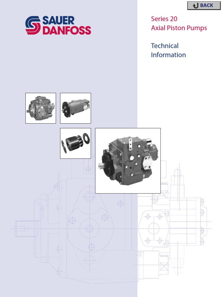 Series 20 Axial Piston Pumps: Technical Information | PDF | Pump | Valve