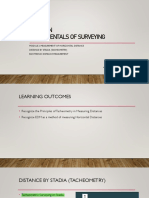 Module 2 Distance by Stadia and EDM