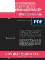 Actividad LL ADN Recombinante