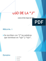 Uso de La J