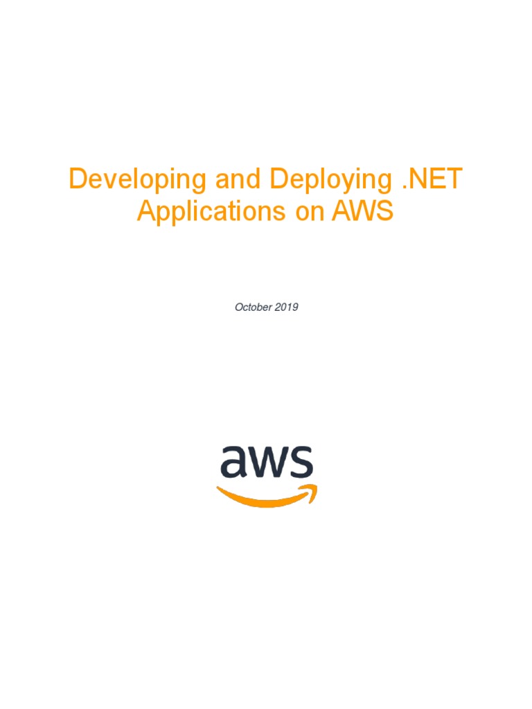 Develop Deploy Dot Net Apps On Aws | PDF | Microsoft Visual Studio ...