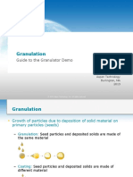 Granulation Example Demo Guide