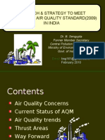 Approach & Strategy To Meet New Ambient Air Quality Standard (2009) in India
