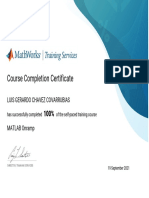 Course Completion Certificate: Luis Gerardo Chavez Covarrubias