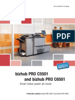 Bizhub PRO C5501 C6501 Brochure