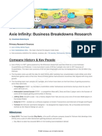 Axie Infinity: Business Breakdowns Research: Company History & Key People
