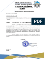 Cart. N°005-Empresa Caliver Contratistas S.A.C. - Carlos Paulino Espinoza