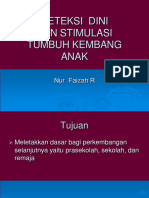 Deteksi Dini Dan Stimulasi Tumbuh Kembang Anak