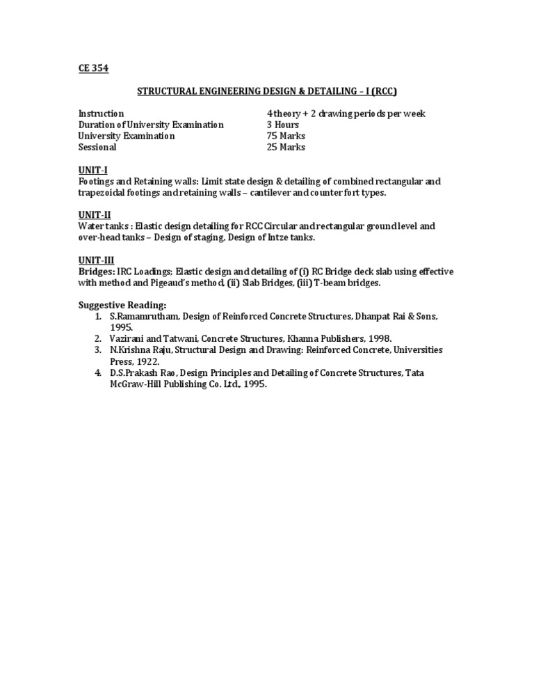 RCC Structural Engineering Design Guide | PDF | Building Engineering ...