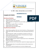 Sr. MPC_ Mains _Revision Sheet as on 11-10-2021