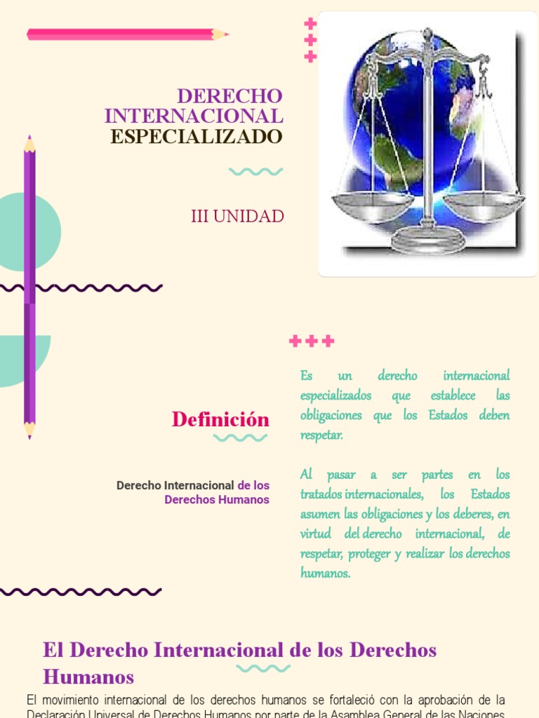 Derecho Internacional de los Derechos Humanos | PDF | Derechos humanos ...
