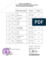 Jadwal Remidial 2020.2021