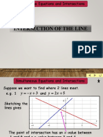 Week 20 - Intersection of The Line