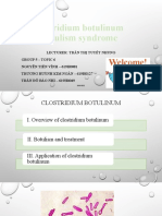 Clostridium Botulinum Botulism Syndrome: Welcome!