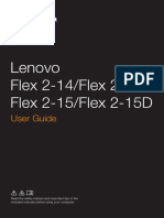 Lenovo Flex 2 14 Flex 2 14d Flex 2 15 Flex 2 15d Ug English