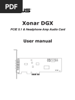 Xonar DGX: User Manual