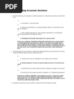 Chapter 1 Making Economic Decisions: References: Solution: Identifying All Feasible Alternatives For A Given Project