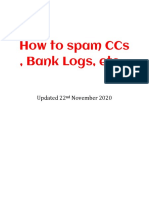 How To Spam CCS, Bank Logs, Etc... : Updated 22 November 2020