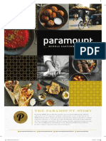 The Paramount Story: CJ56476 Paramount Menu - Indd 1 2019-09-11 12:47 PM