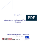 E-Learning in The Industrial Refrigeration: Industry