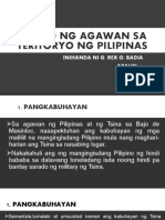 Aralin 13 - Epekto NG Agawan Sa Teritoryo NG Pilipinas