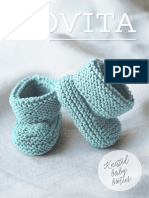 Knitted Baby Booties in Novita Baby Wool 35 Downloadable PDF - 2