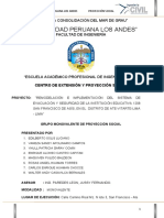 INFORME DE PROYECCION SOCIAL Ultimo