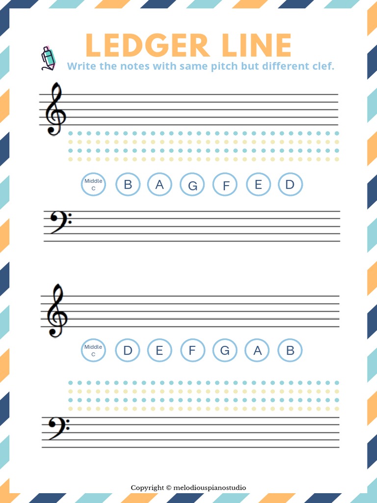 Ledger Lines PDF PDF