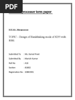 Microprocessor Term Paper