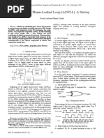 ALL Digital Phase-Locked Loop (ADPLL) : A Survey: Kusum Lata and Manoj Kumar