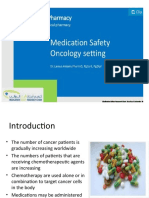 Medication Oncology