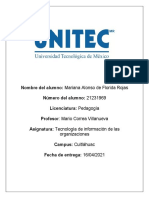 Entregable 2 Tecnologías de Información en Las Organizaciones