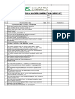 Electrical Hazards Inspection Checklist