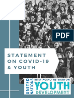 Statement On Covid-19 & Youth