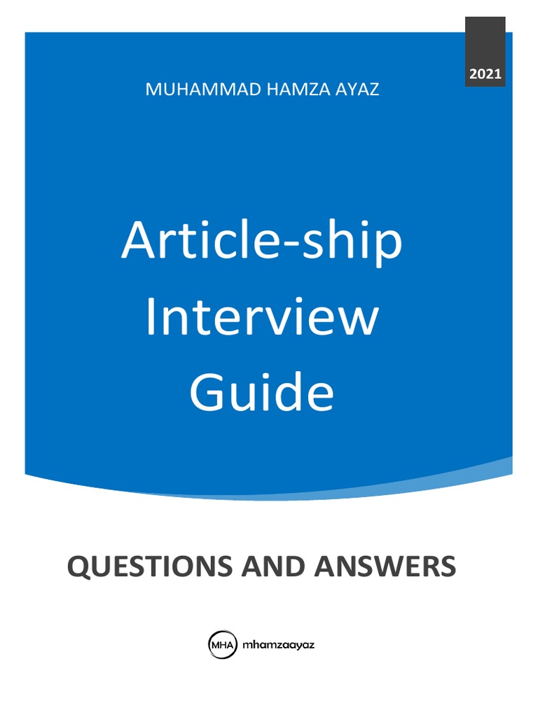 2021 Audit and Assurance Interview Guide | PDF | Financial Audit ...